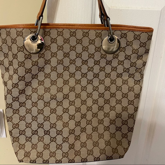 Gucci GG Canvas Eclipse Tote - Picture 1 of 6